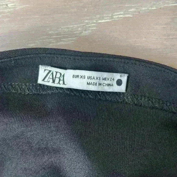 Zara Black Crop Top - Picture 4 of 4